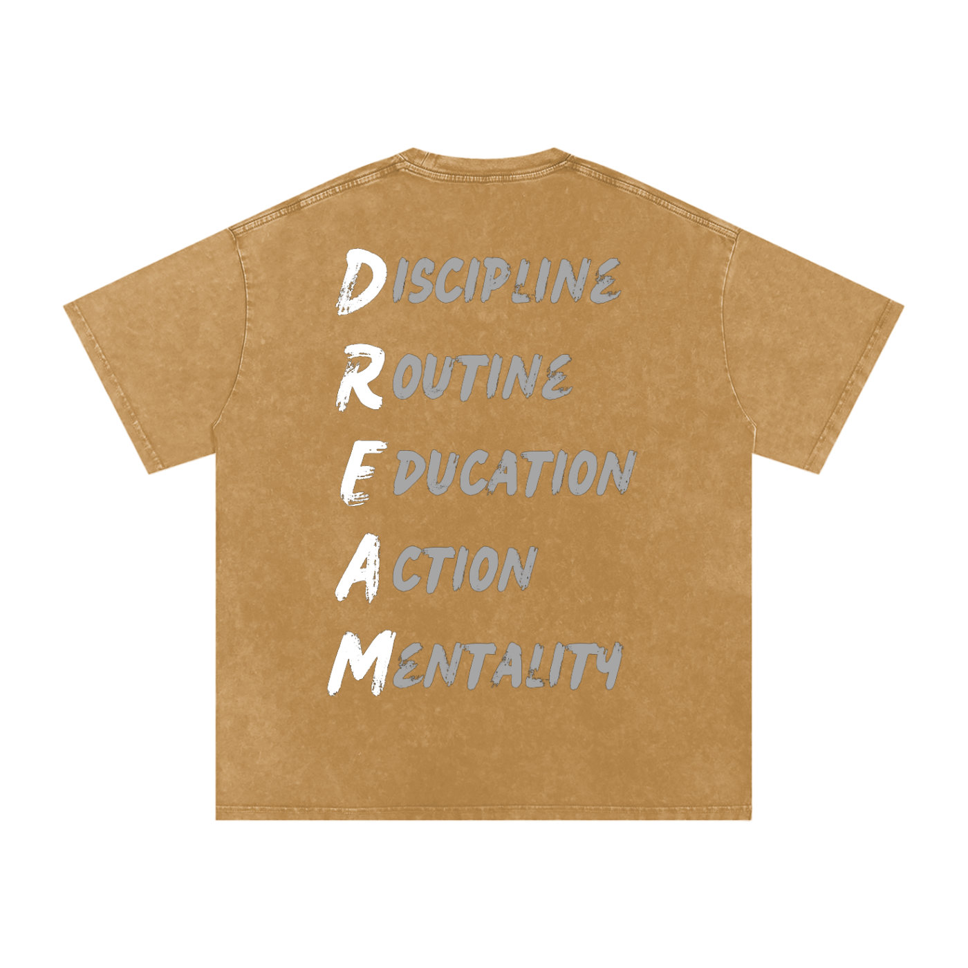 Snow Washed Oversized Cotton T-Shirt 001