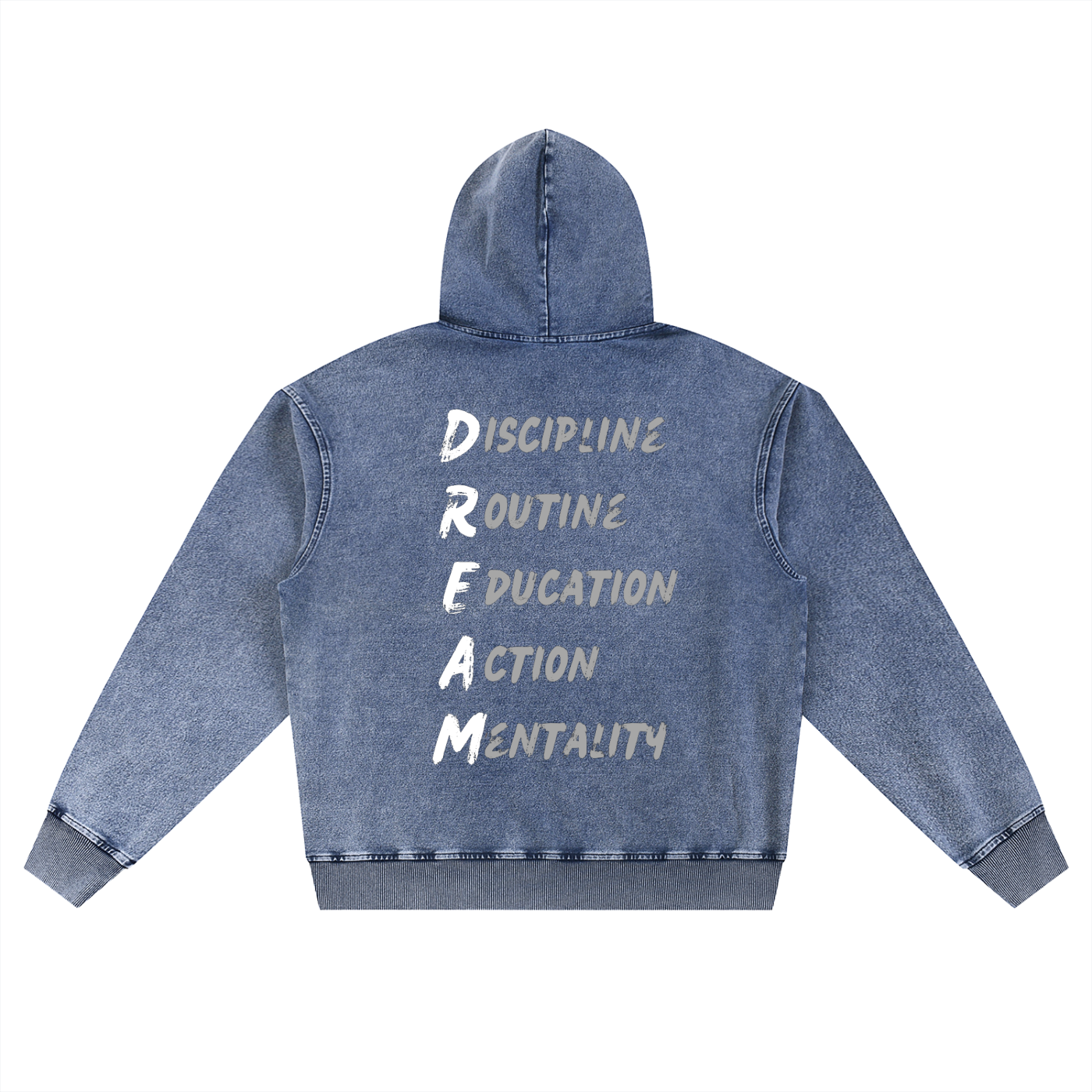 Snow Wash Oversized Hoodie 001