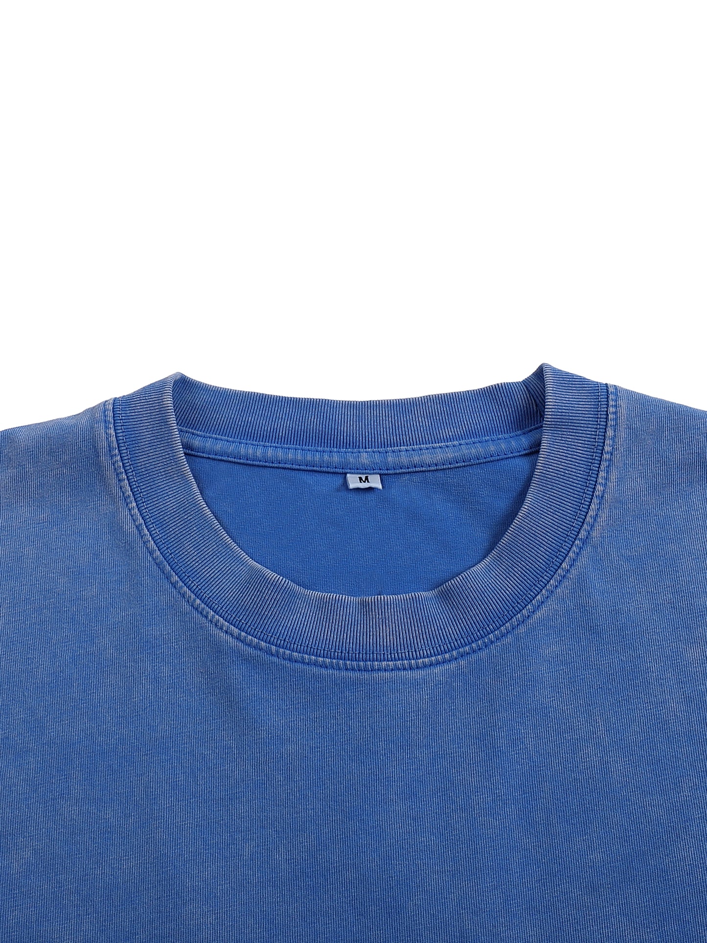 Snow Washed Oversized Cotton T-Shirt 001