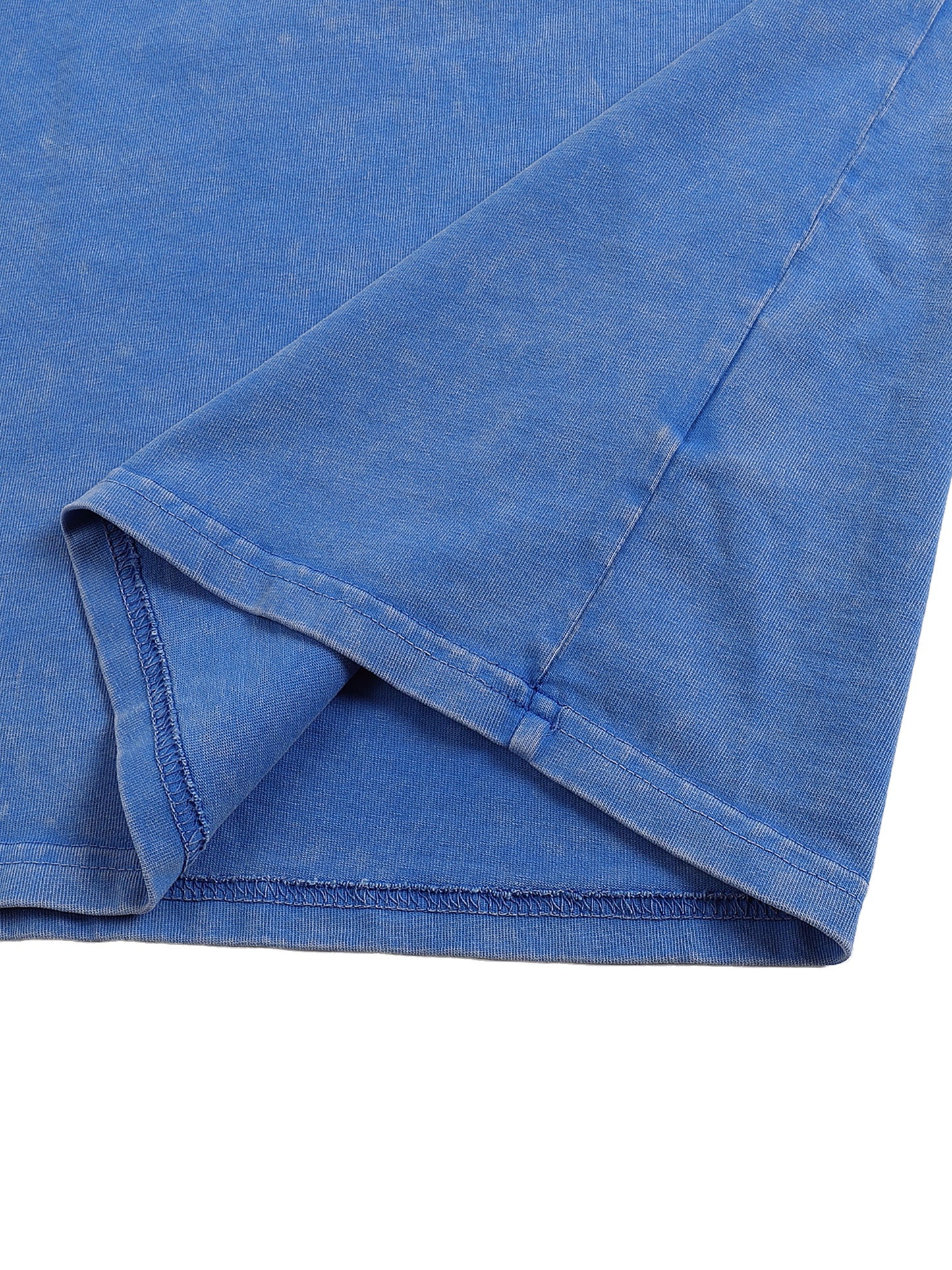 Snow Washed Oversized Cotton T-Shirt 001