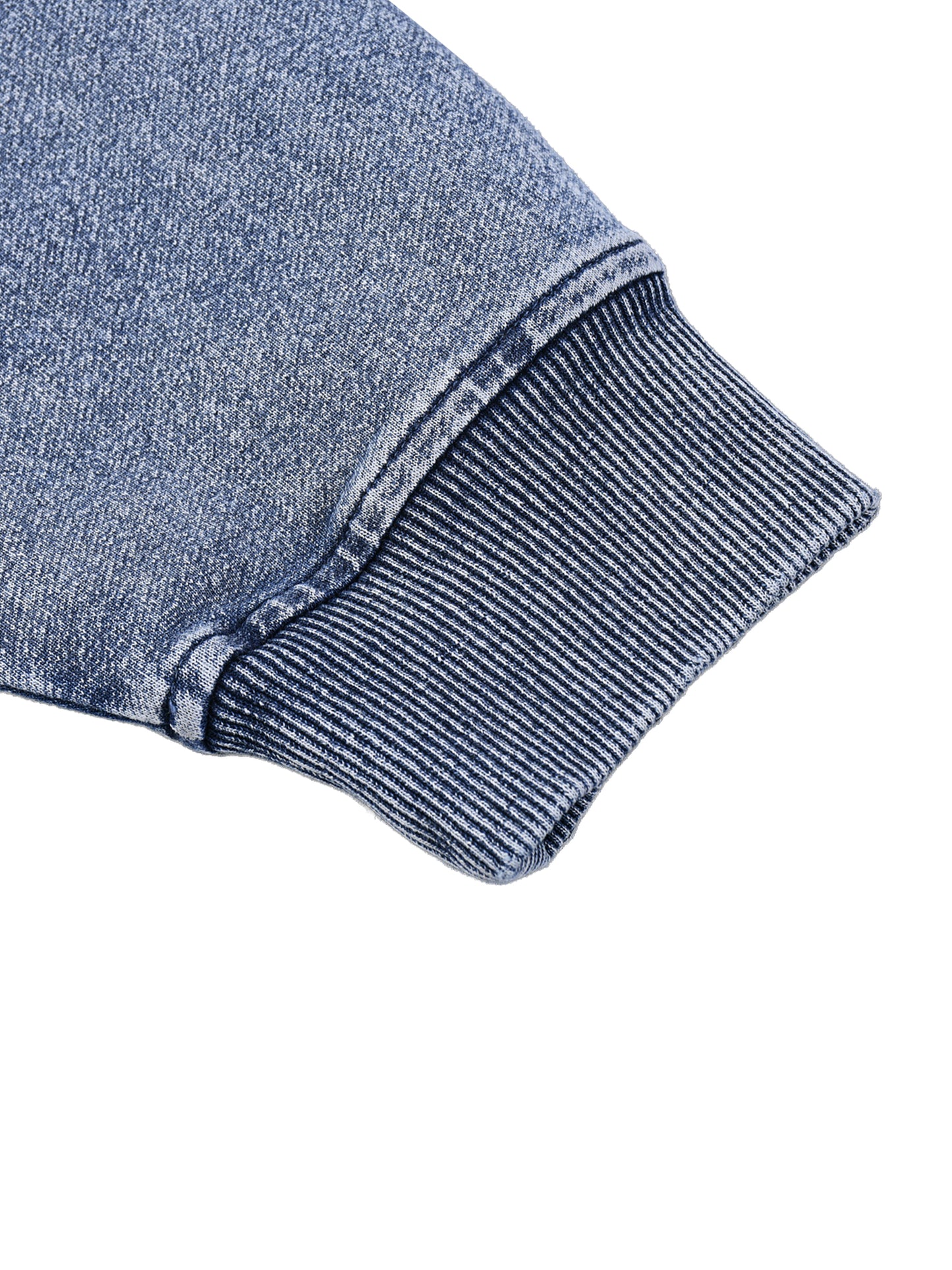 Snow Washed Oversized Zip-Up Hoodie 001